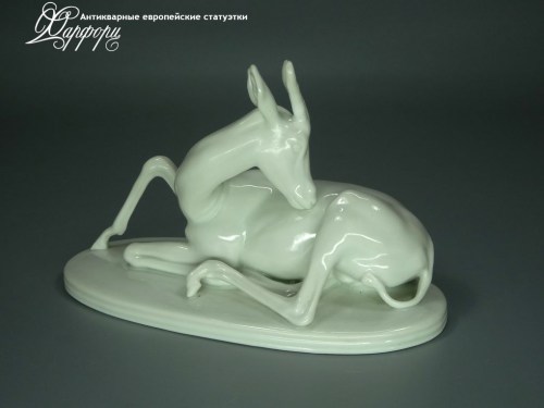 Купить фарфоровые статуэтки Royal Vienna, Джейран, Австрия